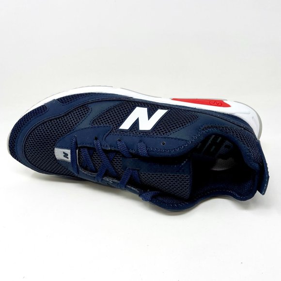 New Balance X-Racer Navy White Red Abzorb Mens Casual Sneakers MSXRCJL - Picture 4 of 5